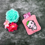 Small Hot Water Bag with Cover for Pain Relief